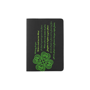 Irish Blessings Passport Holder
