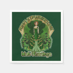 Irish Blessings St Patrick's Day Napkins