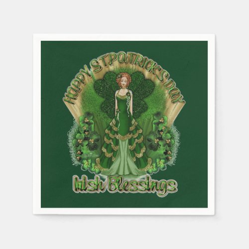 Irish Blessings St Patricks Day Napkins