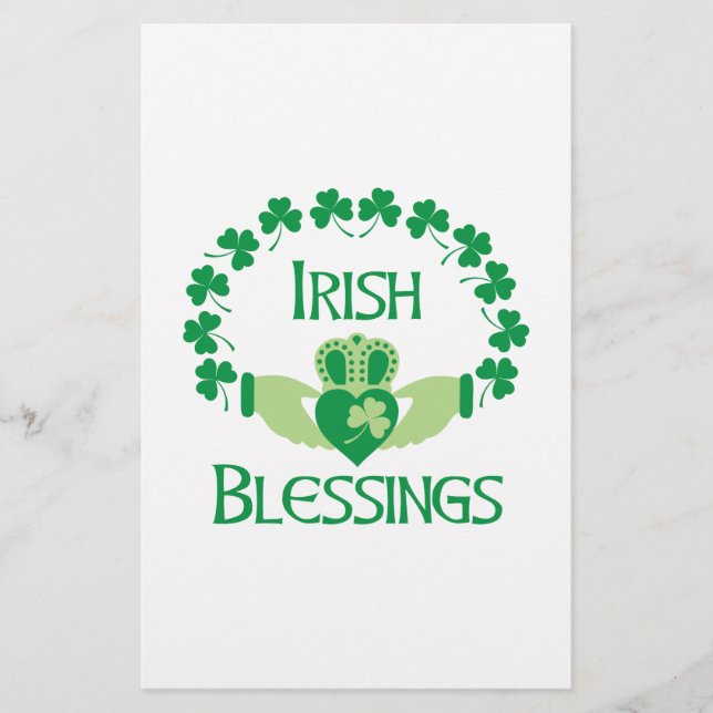 Irish Blessings Stationery (Front)