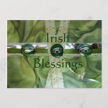 Irish Blessings Wedding Invitations by Brightandshiny at Zazzle