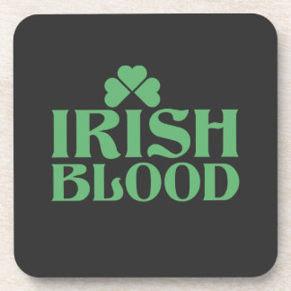Irish blood beverage coaster