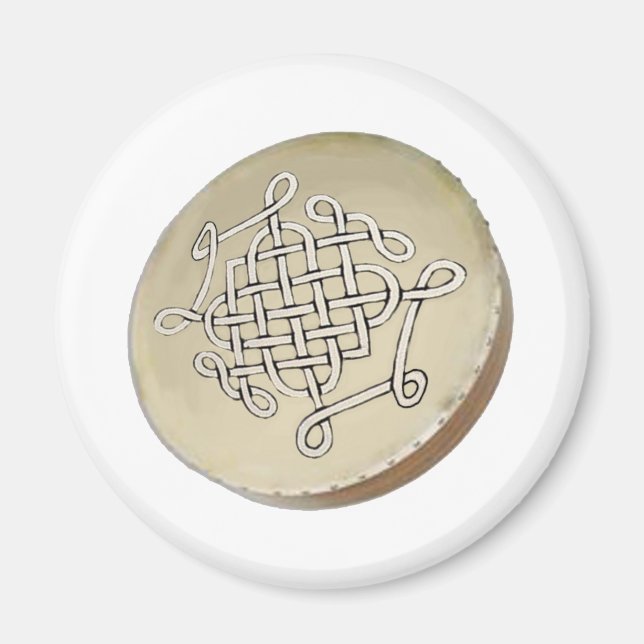 Irish Bodhran - Irish Step Dance Magnet (Front)