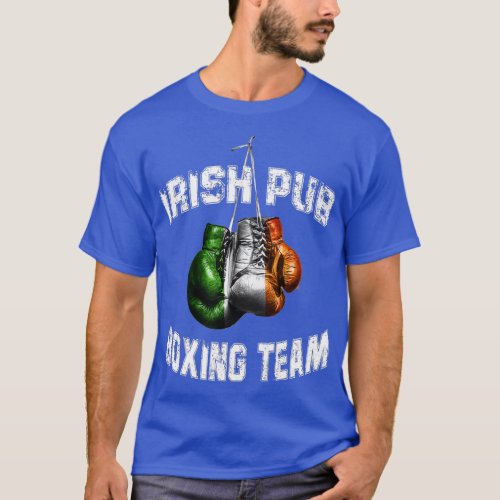 Irish Boxing Funny Ireland Flag   Irish Pub  T_Shirt