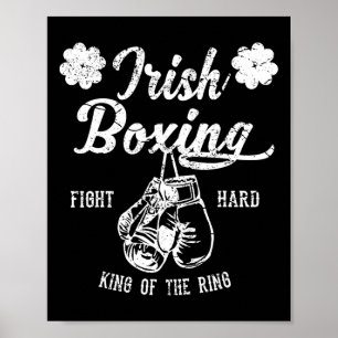 Irish Boxing Vintage - Irish Boxing Fan Tee Poster