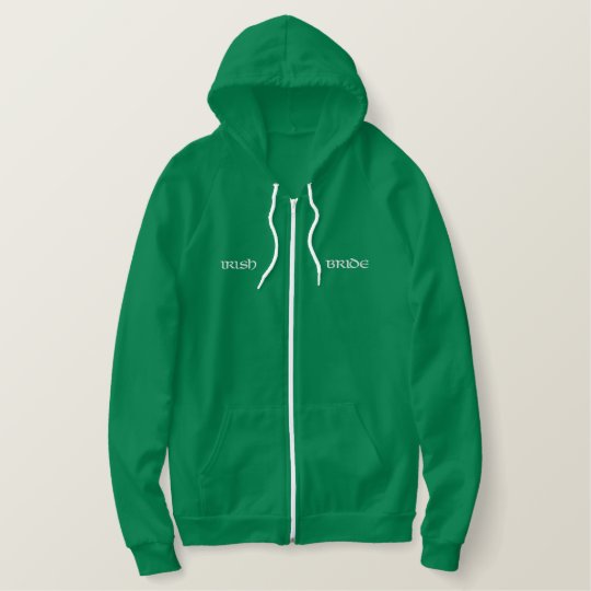 irish zip up hoodies