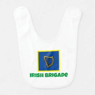 Irish Brigade flag baby bib