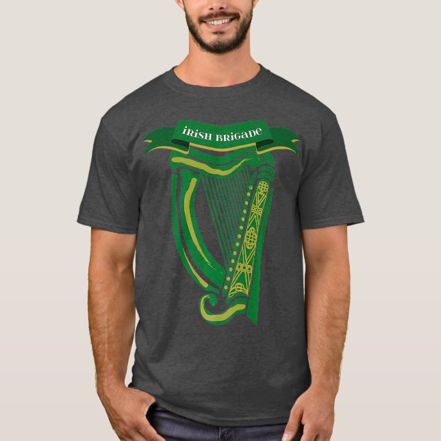Irish Brigade T  Civil War Gift Tee (Front)