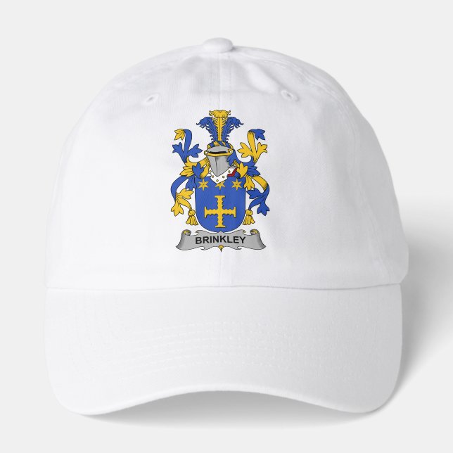 Irish Brinkley Coat of Arms Family Crest Hat (Front)