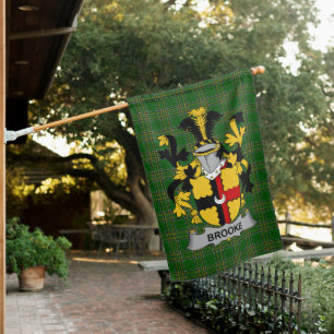  Irish Brooke Coat of Arms Family Crest Ireland House Flag