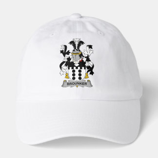Irish Brounker Coat of Arms Family Crest Hat