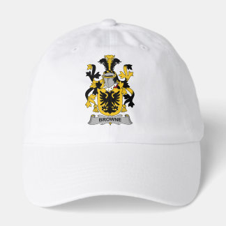 Irish Browne Coat of Arms Family Crest Hat