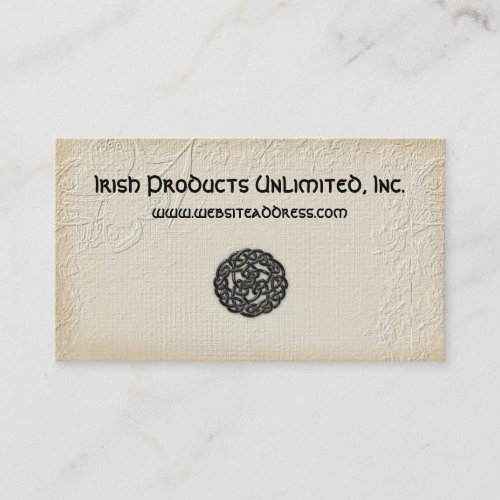 Irish Business Card  Celtic Symbol  Bar