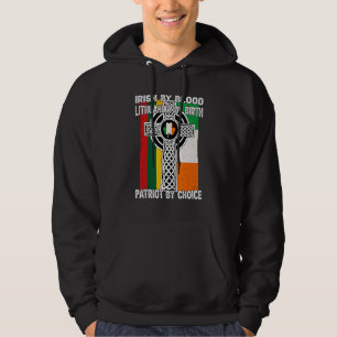 Irish By Blood Lithuanian By Birth Saint Patricks Hoodie
