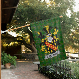  Irish Callander Coat of Arms Family Crest Ireland House Flag