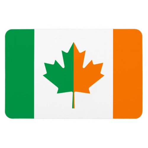 Irish Canadian Flag Magnet