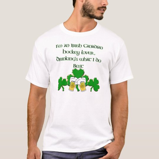 Irish Canadian Hockey Lover T-Shirt