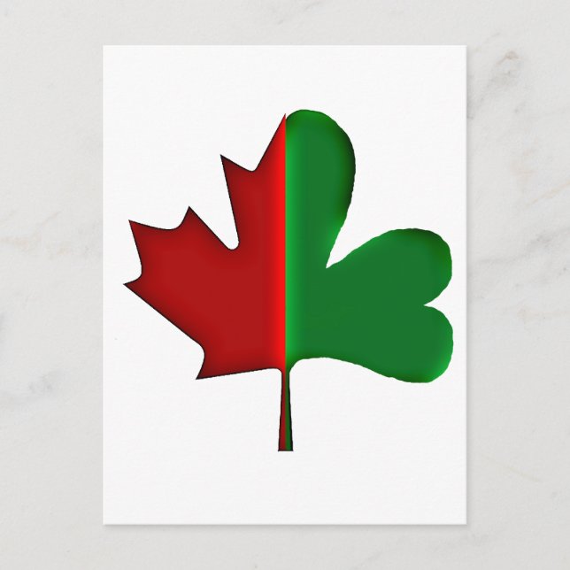 Irish Canadian Postcard (Front)