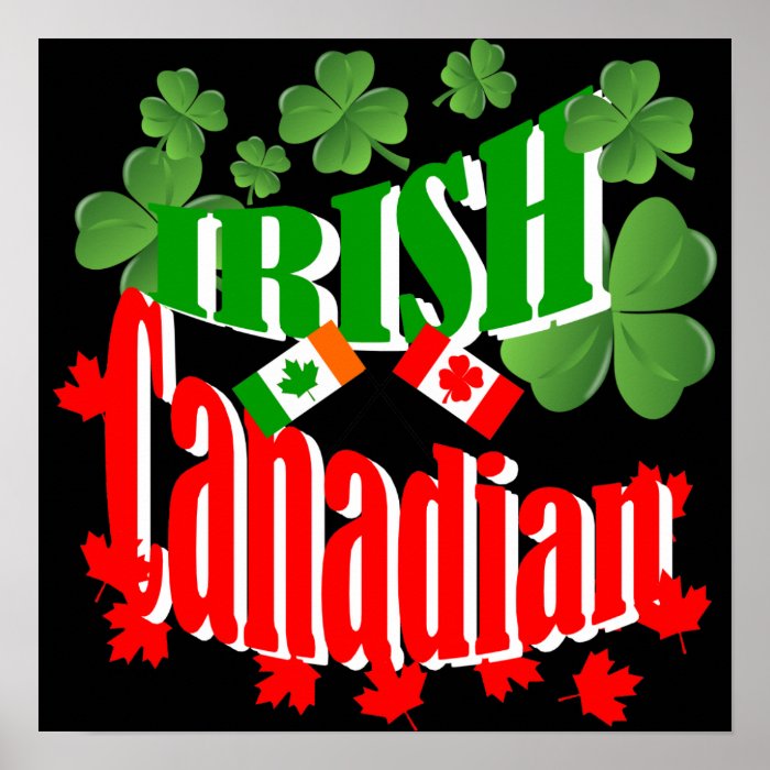 Irish Canadian Poster