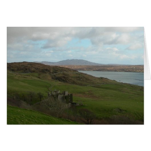 Irish Castle in Connemara (Blank) Cards (Front Horizontal)