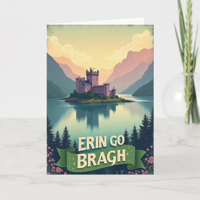 Irish Castle Scene Art Card (Front)