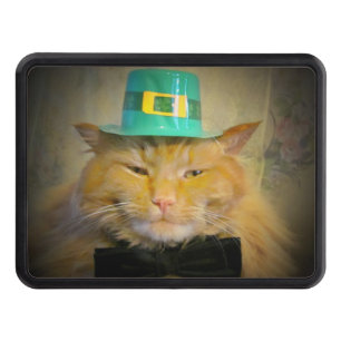 Irish Cat + Leprechaun = Leprecat? Hitch Cover