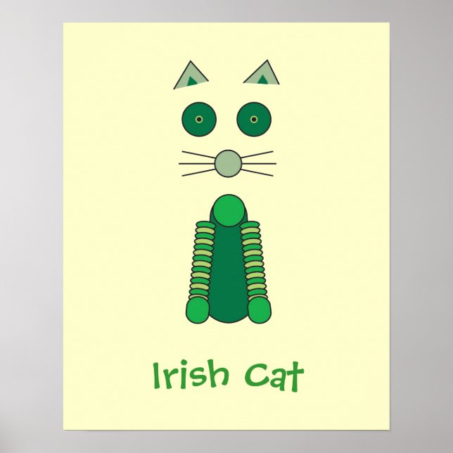 Irish Cat Poster (Front)