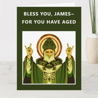 Irish Catholic Birthday Card