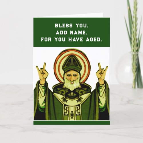 Irish Catholic Birthday Card