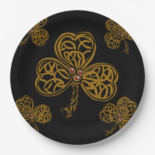 IRISH CELTIC ART PAPER PLATES