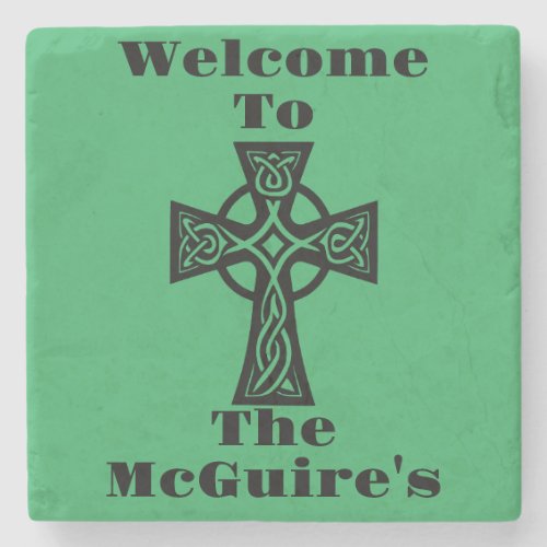 Irish Celtic Cross Coaster