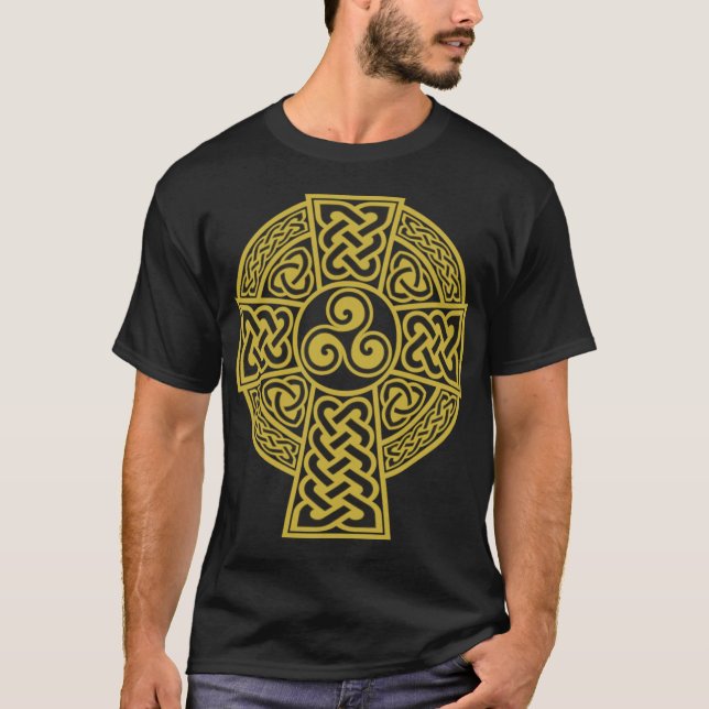 Irish Celtic Cross T-Shirt (Front)