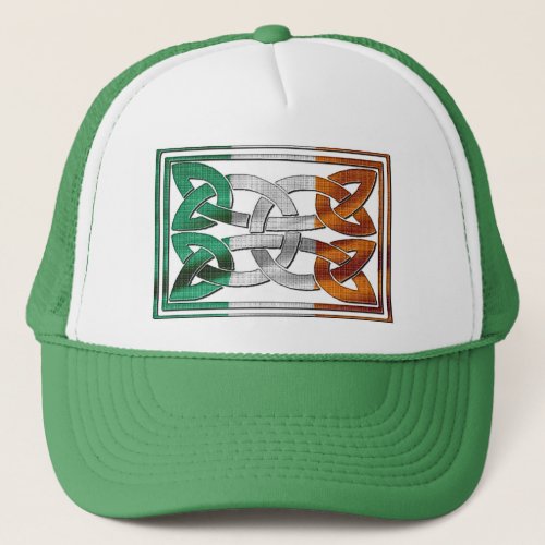 Irish Celtic Flag Patriotic Northern Ireland Trucker Hat