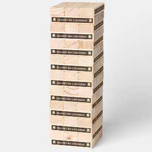 Irish Celtic Ireland Flag Shamrock Rustic Business Topple Tower