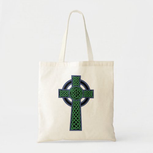 Irish Celtic Knot Cross Tote Bag
