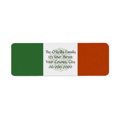 Irish Celtic Knot Return Address Label