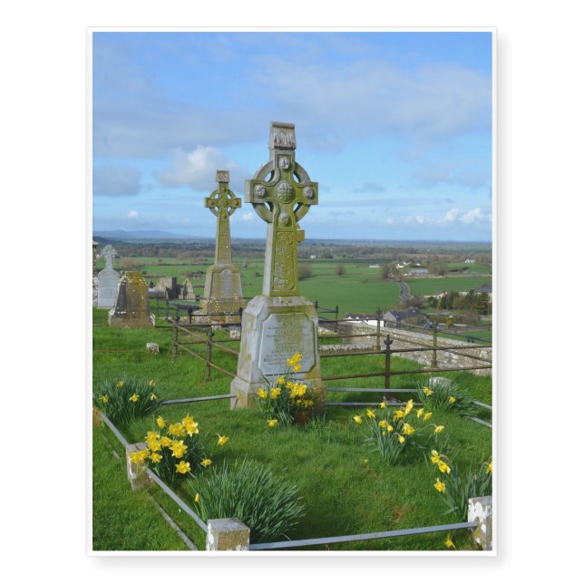 Irish Cemetery Temporary Tattoos (Front)
