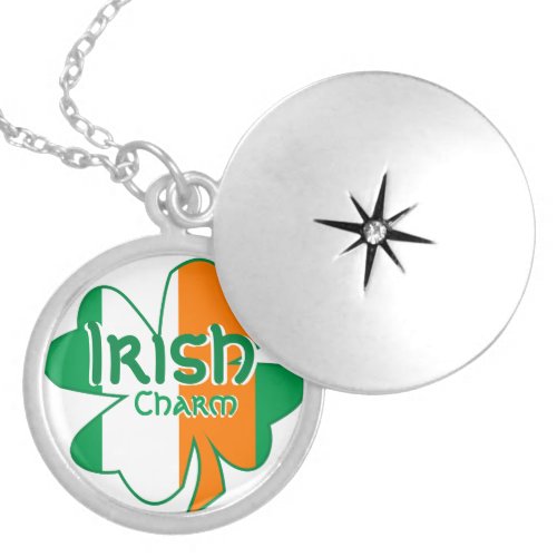 Irish Charm Flag Charm Necklace