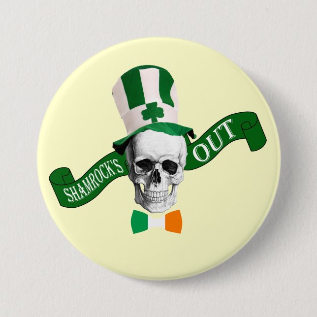 Irish charm St Patrick's day Pinback Button (Front)