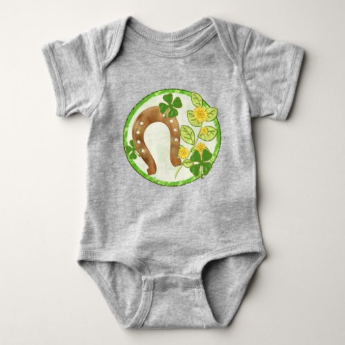 Irish Charm Whimsical Baby Bodysuit