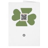 Irish Charming Lucky Clover Cards (Back)