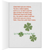 Irish Charming Lucky Clover Cards (Inside (Right))