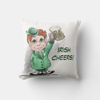 Irish Cheers! St Patrick's Day Pillow