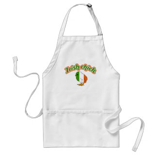 Irish chick adult apron