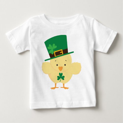 Irish Chick St Patricks Day Baby Tee