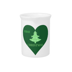 Irish Christmas Beverage Pitcher