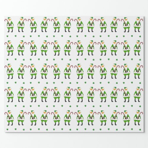 Irish Christmas Gift Wrapping Paper