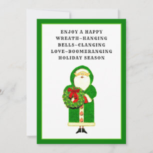 Irish Christmas Holiday Card
