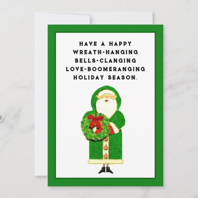 Irish Christmas Holiday Card (Front)