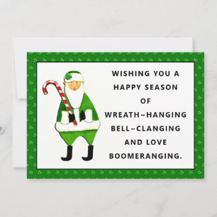 Irish Christmas Holiday Card